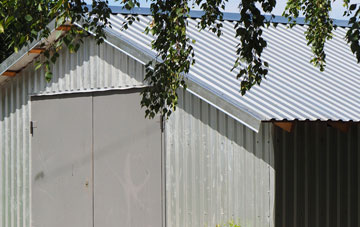 repairing Shop Corner metal garage roofing